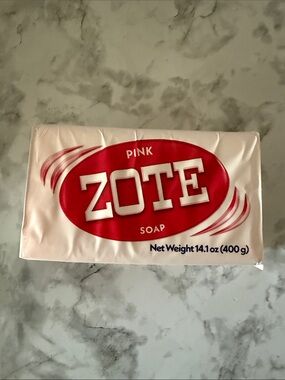 Zote Pink Soap Bar - Heavy Duty . Perfect to clean your bags